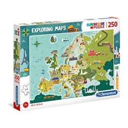 PUZZLE 250 MAPPE GEO EUR/BAND.