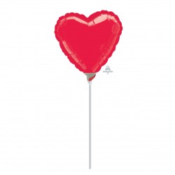 9 Red Heart Foil Balloon...