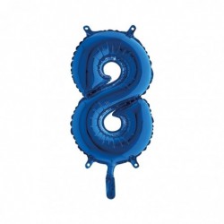 Pall. Foil Numero 8 cm.36 Blu