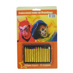 12 MAKE UP CRAYONS