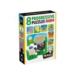 8 PROGRESSIVE PUZZLE THE FARM