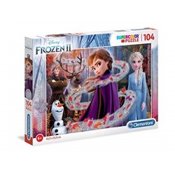 PUZZLE 104 FROZEN GLITTER